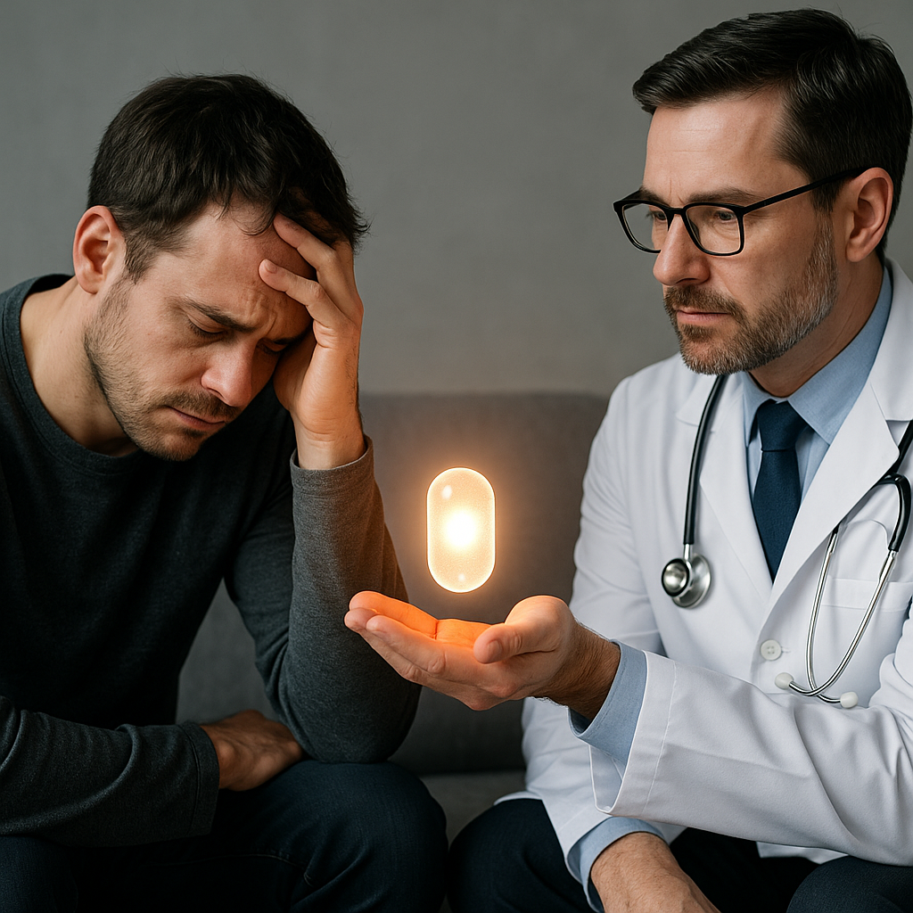 deprese a psilocybin